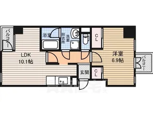 acer(アケル)【3階】の間取り