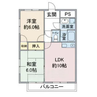 メゾン憧旛【5階】の間取り