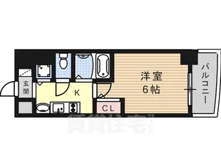 プレサンスSAKAEリバースタイル【12階】の間取り