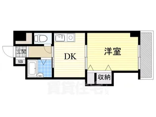 ノルデンハイム新北野【4階】の間取り