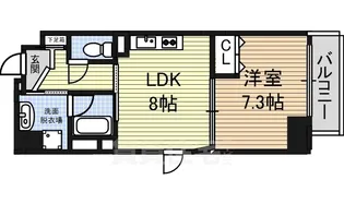 ディアコート白川【11階】の間取り