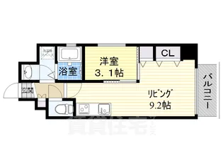 ラクラーレ上前津【9階】の間取り