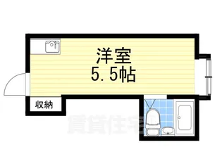 ジオナ野江【4階】の間取り