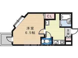 大阪府堺市北区黒土町【マンション】の間取り