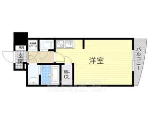 セレニテ新大阪弐番館【5階】の間取り