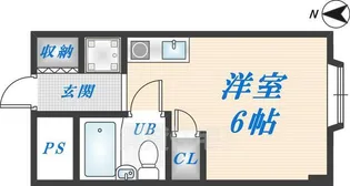 アリタマンション長瀬【2階】の間取り