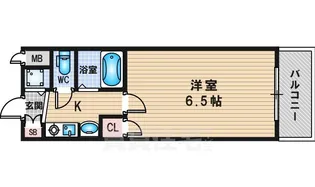 新大阪プライマリーワン【9階】の間取り