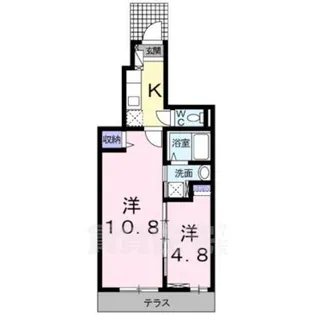 ジュネビーブ2【1階】の間取り