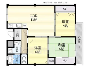 グランドール八光【3階】の間取り