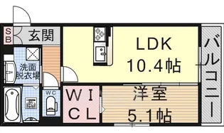 グラシア【3階】の間取り