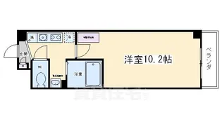 アルトシュロス四条大宮【3階】の間取り