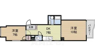グリーンビル【4階】の間取り