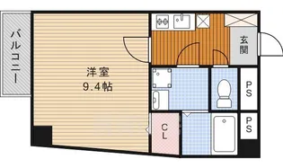 スカイコート葵【10階】の間取り