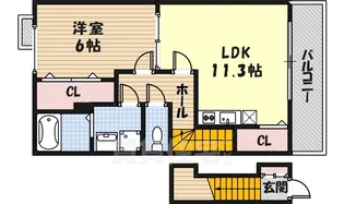 エトワール【2階】の間取り