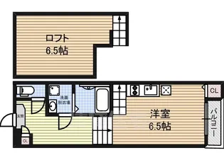グランツ六番町【1階】の間取り