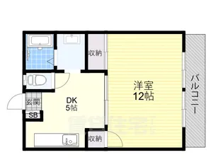 白川マンション【4階】の間取り