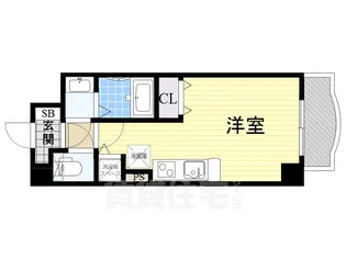 ノルデンタワー新大阪アネックス【2階】の間取り