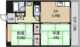 楠団地【11階】の間取り
