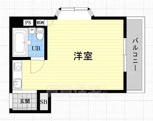 REBANGA十三アパートメント【2階】の間取り