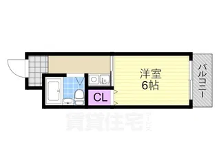 イースト姫島【502号室】の間取り