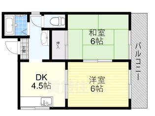 神崎ハイツ【1階】の間取り