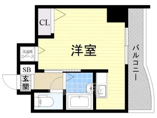 ノルデンハイム新大阪【3階】の間取り
