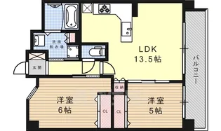 プレサンスロジェ丸の内テラス【7階】の間取り