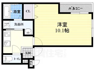 フジパレス西本町北通Ⅰ番館【3階】の間取り