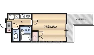 富士ラビット七条館【5階】の間取り