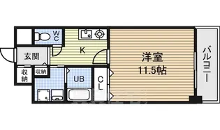 TQレジデンス名古屋錦(旧CASSIA錦本町通)【3階】の間取り