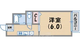 アライブ大箇【2階】の間取り