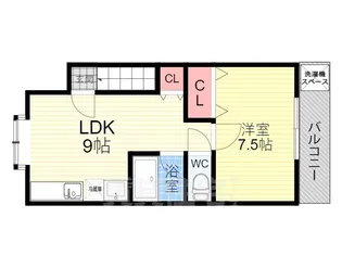ハイツまるせ【3階】の間取り
