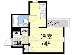 レジデンスノーブル【4階】の間取り