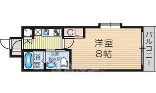ディナスティ十三東【1105号室】の間取り