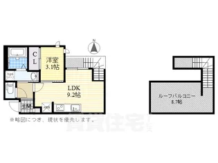 GRANDTIC新瑞橋【2階】の間取り