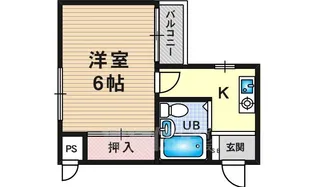 シェレナ塚本【2階】の間取り