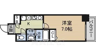 フローライト上前津【4階】の間取り