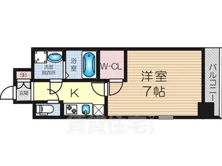 エスプレイス新大阪サウスゲート【14階】の間取り