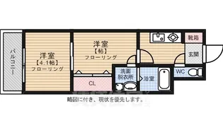 グランフォーレ桜坂ステーションプラザ【2階】の間取り