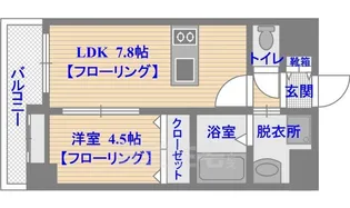 レジデンシャルヒルズアーバンプレイス【4階】の間取り