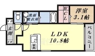 Patria高畑【1階】の間取り