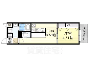 ガレリア加島【2階】の間取り
