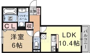 ティーガーデンレジデンス【2階】の間取り