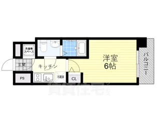 大阪府大阪市都島区中野町3丁目【マンション】の間取り