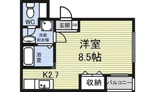 カトレヤ21【2階】の間取り