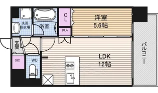 プレサンス栄フレイヤ【12階】の間取り