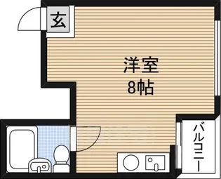 フォレスト新大阪【5階】の間取り