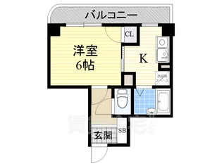 エムロード都島【3階】の間取り