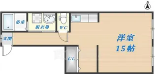 ギャレ布施【3階】の間取り
