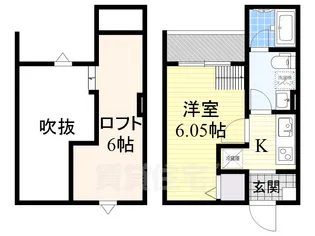大阪府堺市堺区東雲西町4丁【アパート】の間取り